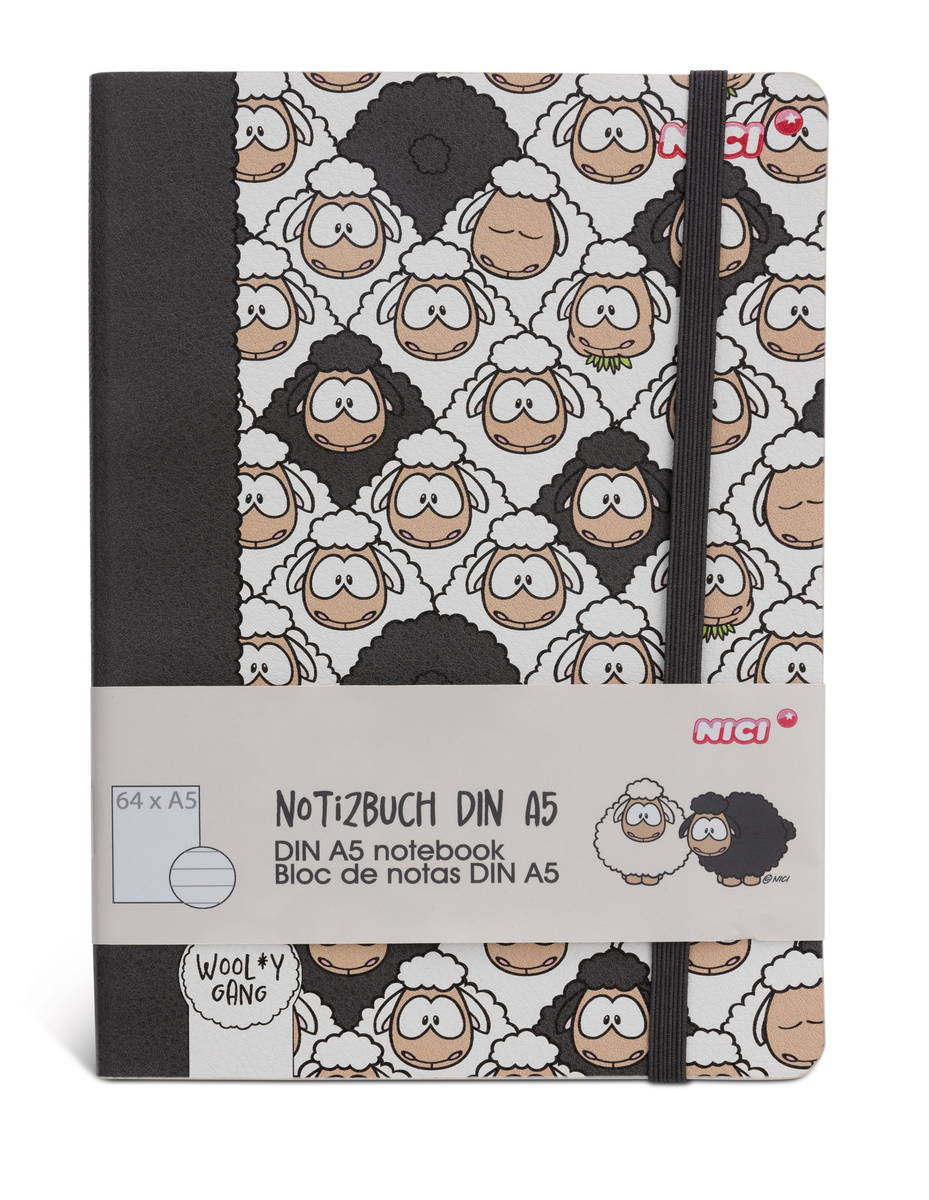 NICI Notizbuch Wooly Gang