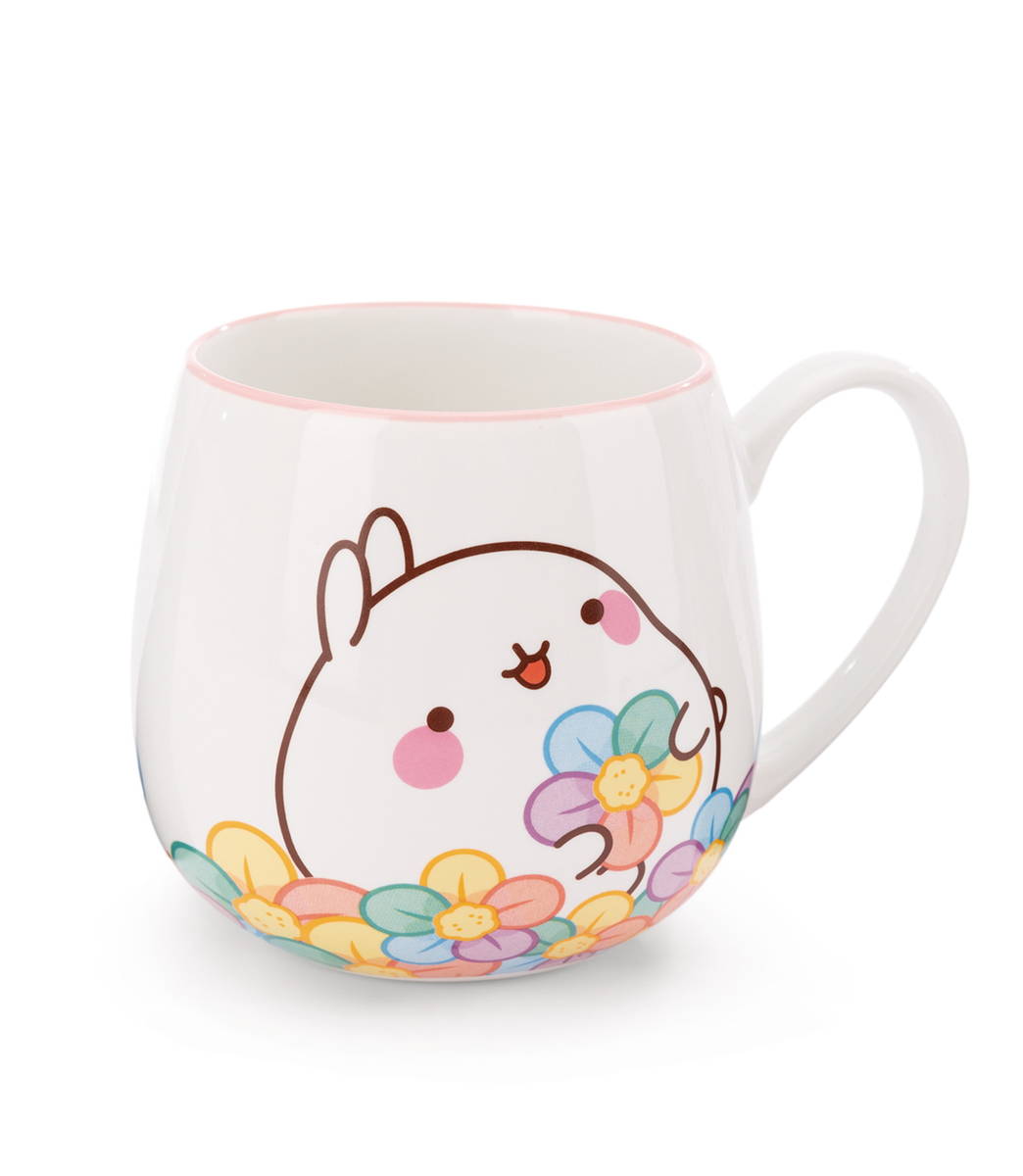 NICI Tasse Molang mit Regenbogenblume