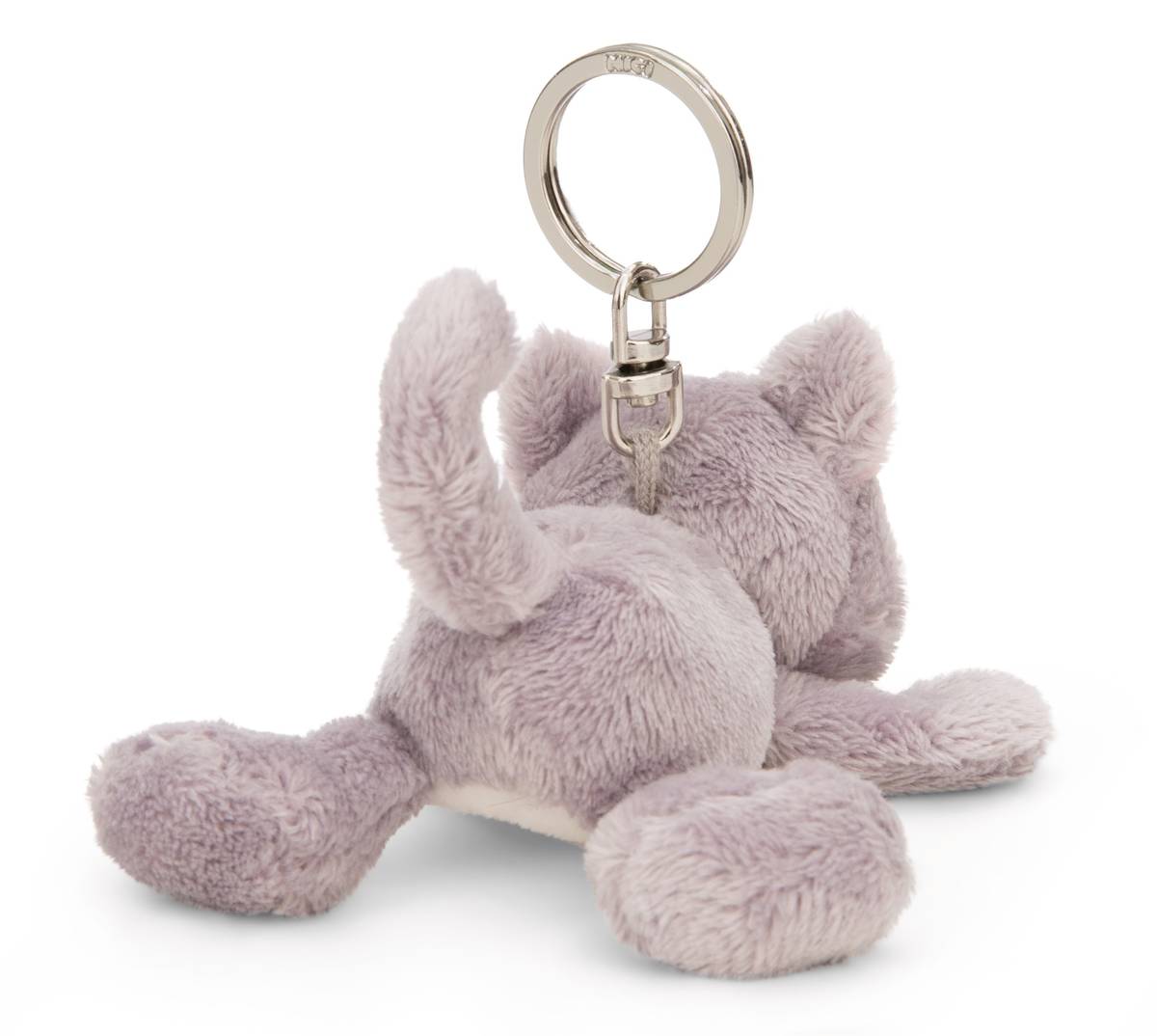 NICI Schlüsselanhänger Katze grau