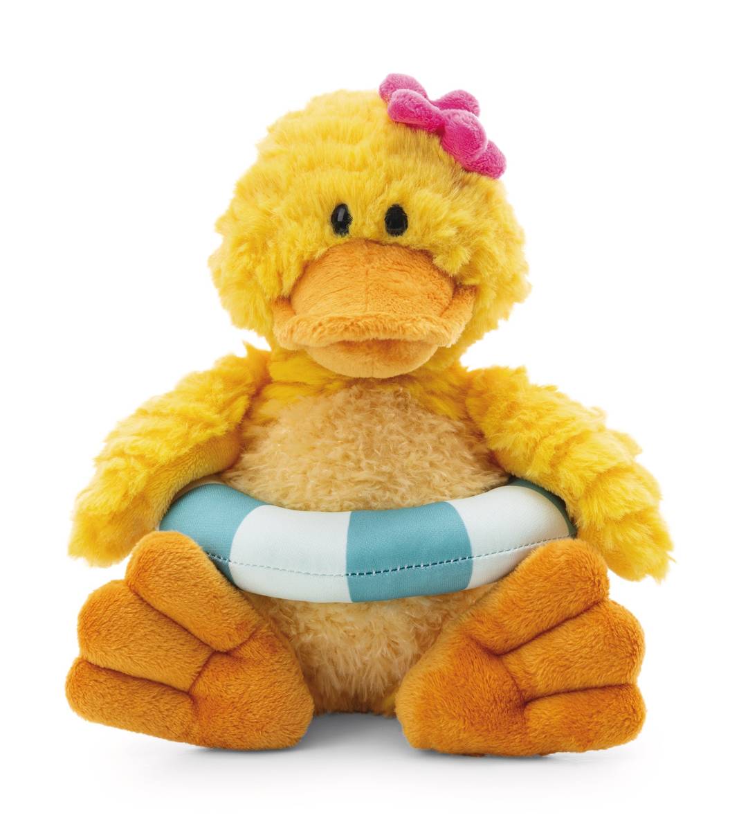 NICI Kuscheltier Ente Pooline mit Schwimmreifen