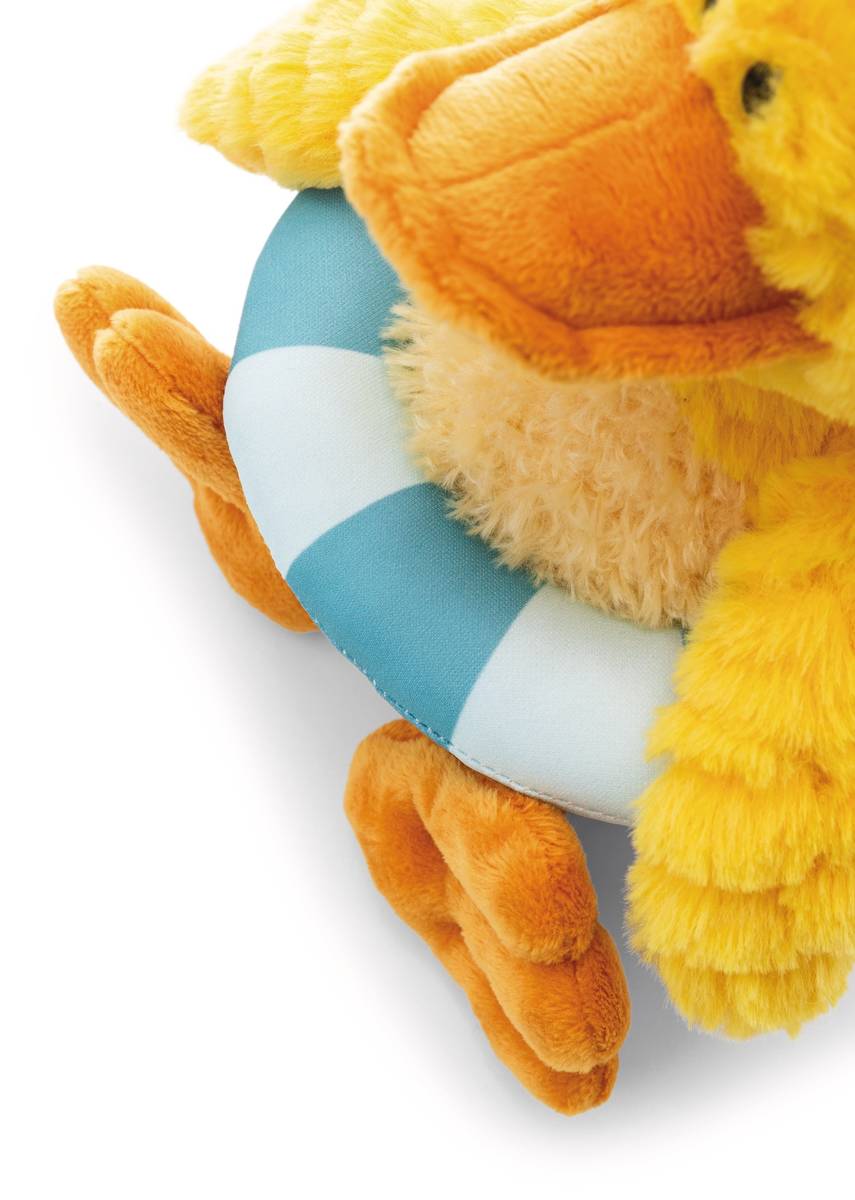 NICI Kuscheltier Ente Pooline mit Schwimmreifen