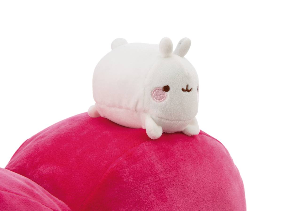 NICI Kissen Molang herzförmig mit Molang