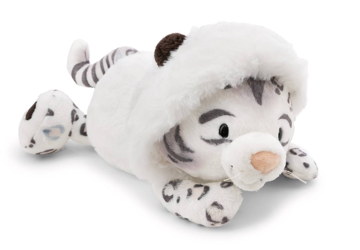 NICI Kuscheltier Schneeleopard Eleni Snowbell liegend