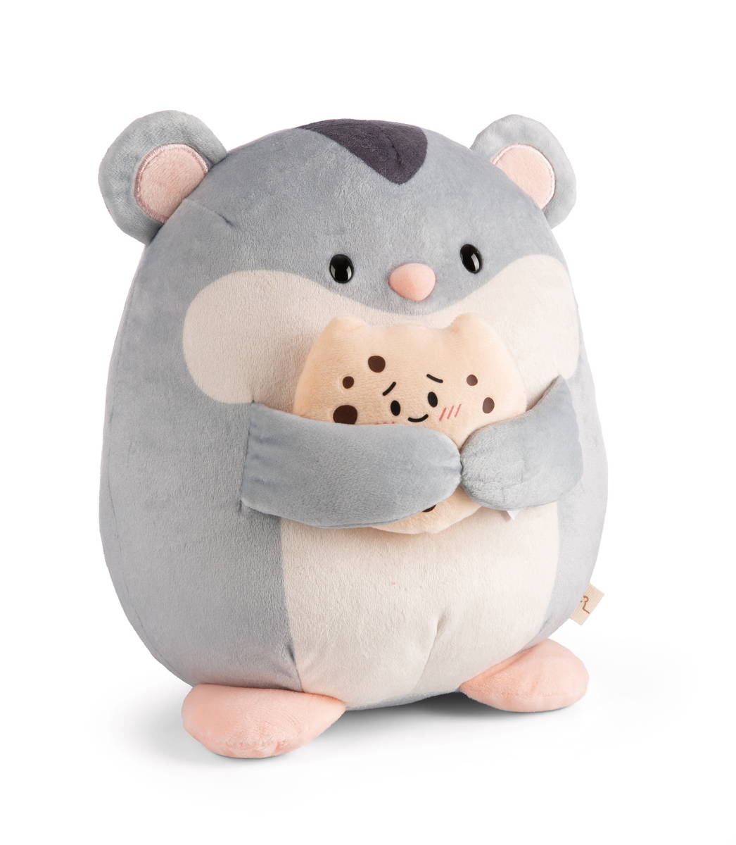 NICI Kuscheltier Hamster Shai mit Keks