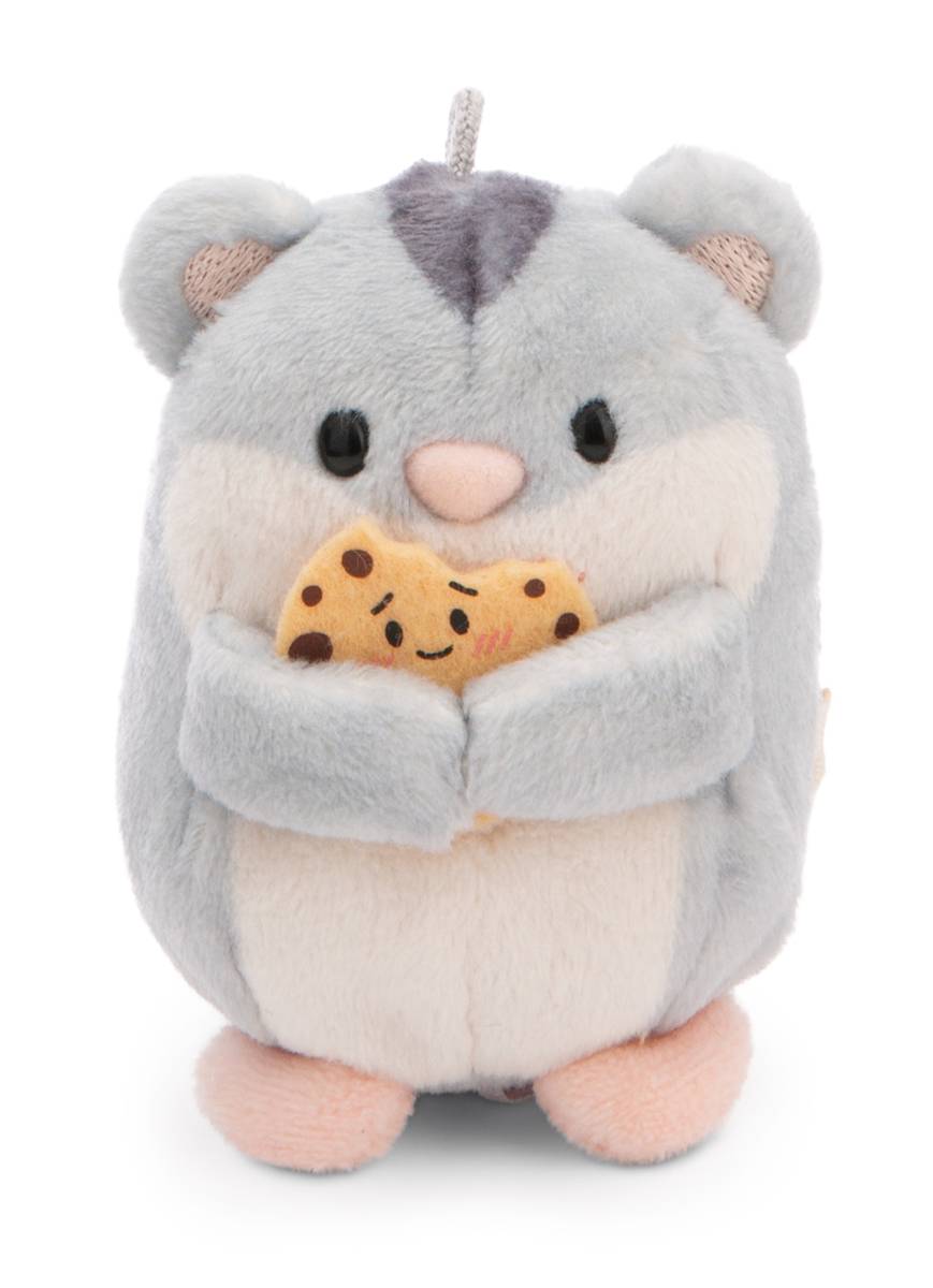 NICI Kuscheltier mymochi Hamster Shai mit Keks und Hundekostüm