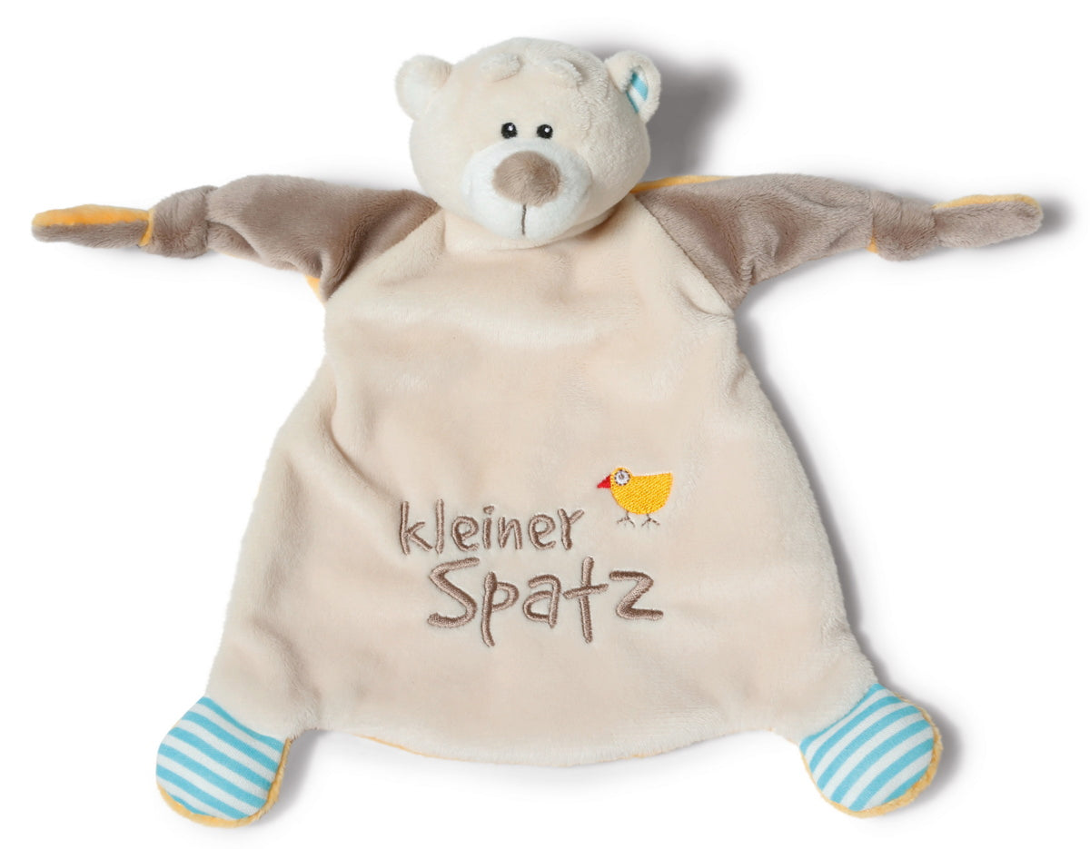 NICI Schmusetuch Bär "kleiner Spatz"