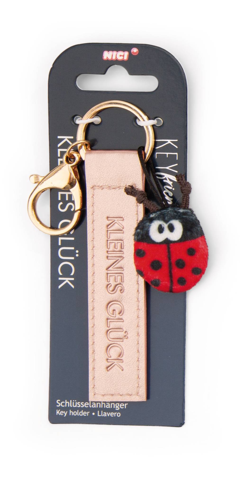 NICI Schlüsselanhänger  "Kleines Glück" Marienkäfer
