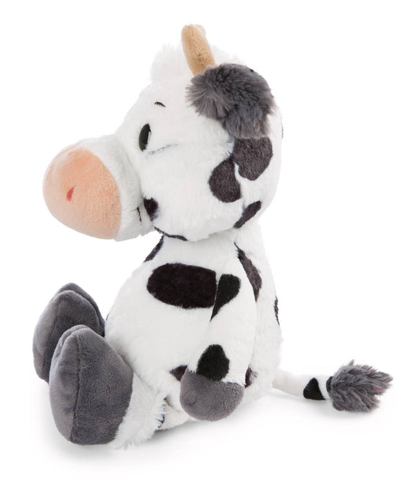 NICI- MagNICI Vache Cowluna 12cm Blanc-Peluche Durable avec Aimant