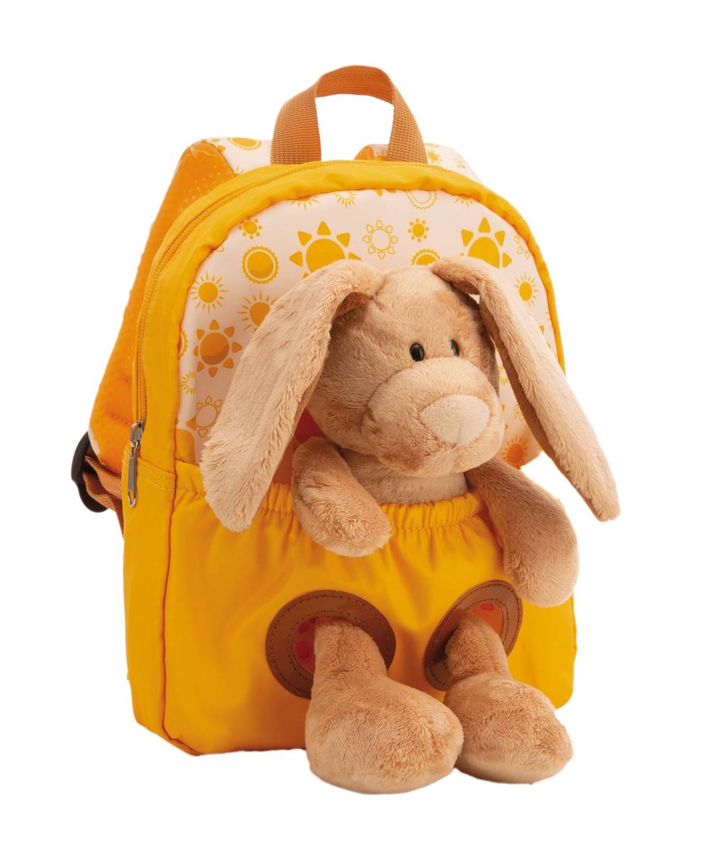 NICI Rucksack gelb mit Hase