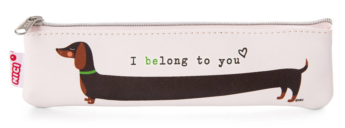 NICI Mäppchen Dackel "I belong to you!"