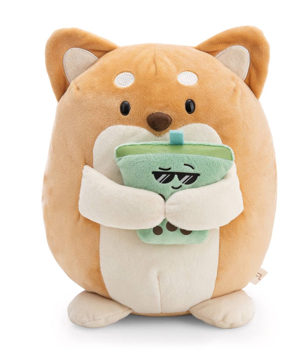 NICI Kuscheltier Hund Hiro mit Bubble Tea