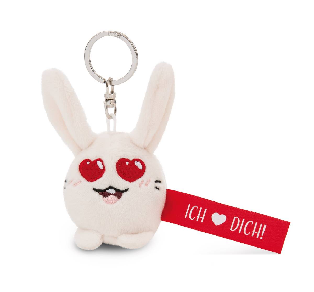 NICI Schlüsselanhänger  Hase "Ich Herz dich!"