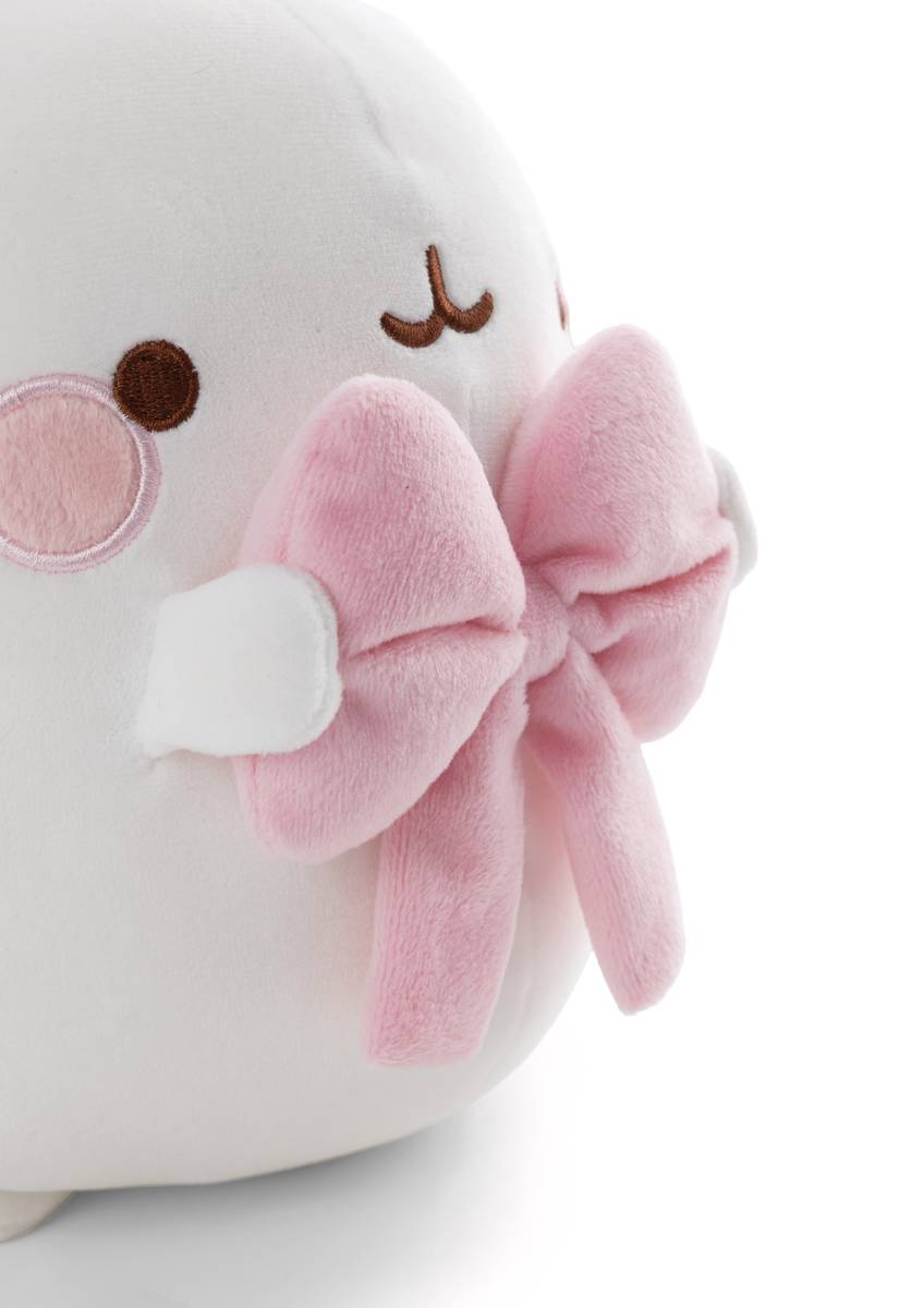 NICI Kuscheltier Molang mit Schleife