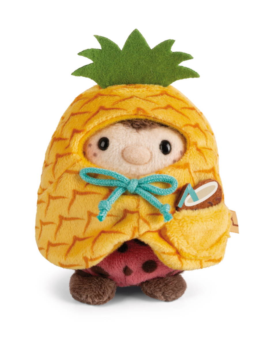 NICI Kuscheltier mymochi Marienkäfer Dozz mit Kokosnuss und Ananaskostüm