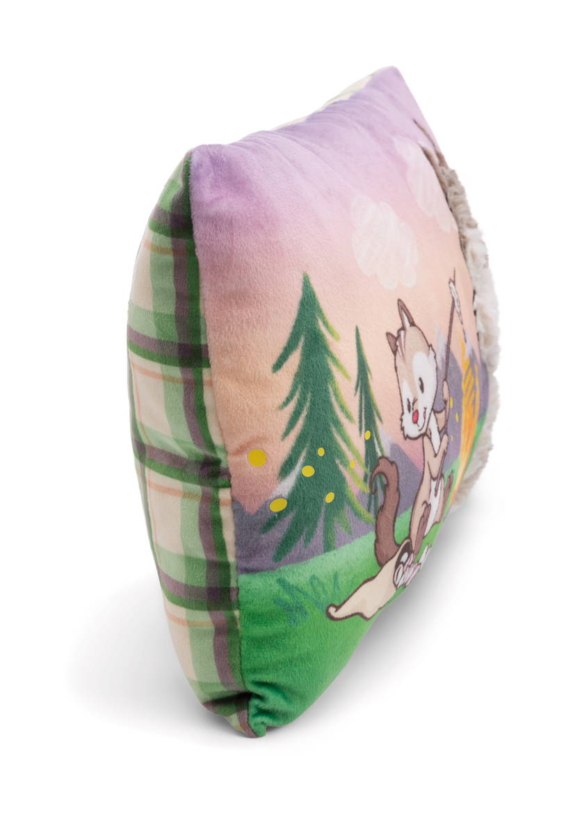 NICI Kissen Wolf Winny und Streifenhörchen Jojo