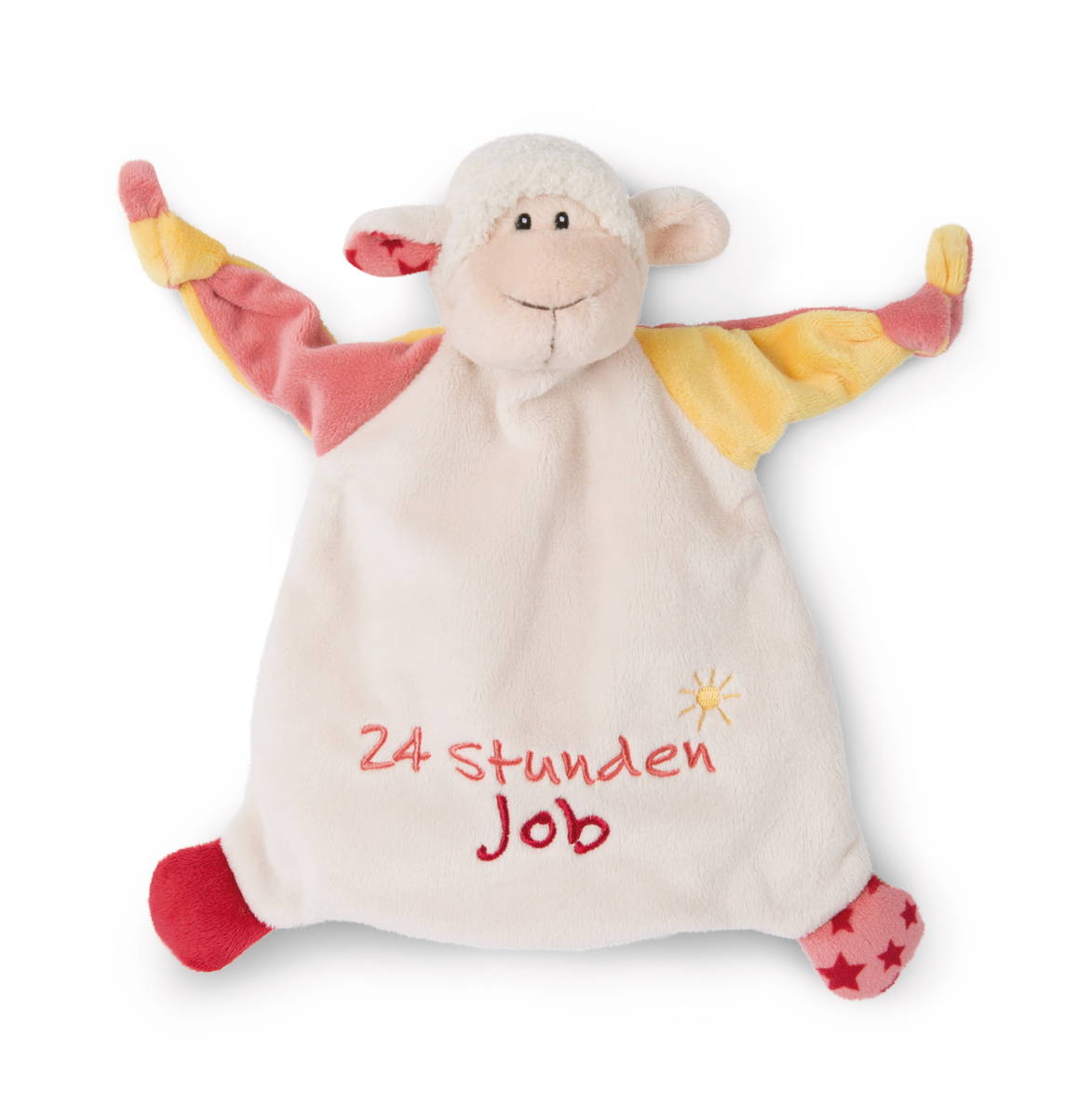 NICI Schmusetuch Lamm "24 Stunden Job"