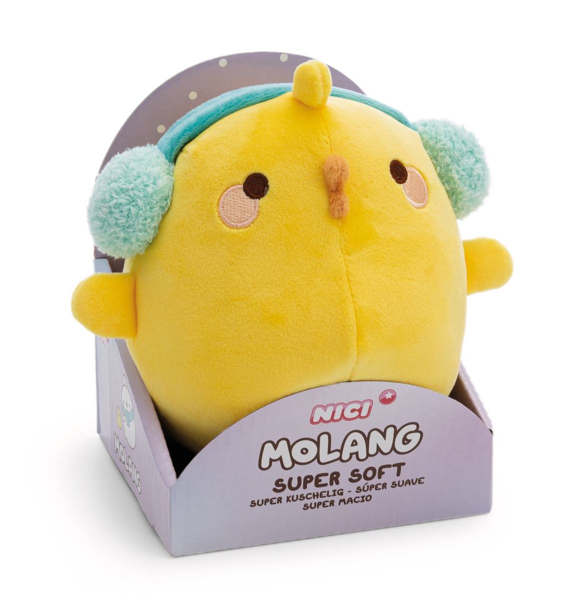 NICI Kuscheltier Piu Piu mit Ohrwärmer in Geschenkverpackung