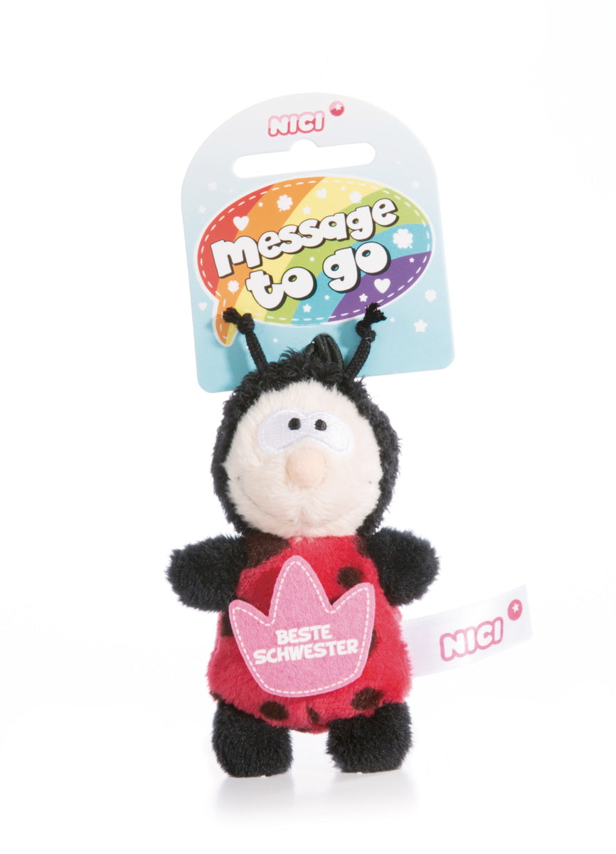 NICI Schlüsselanhänger Marienkäfer "Beste Schwester"