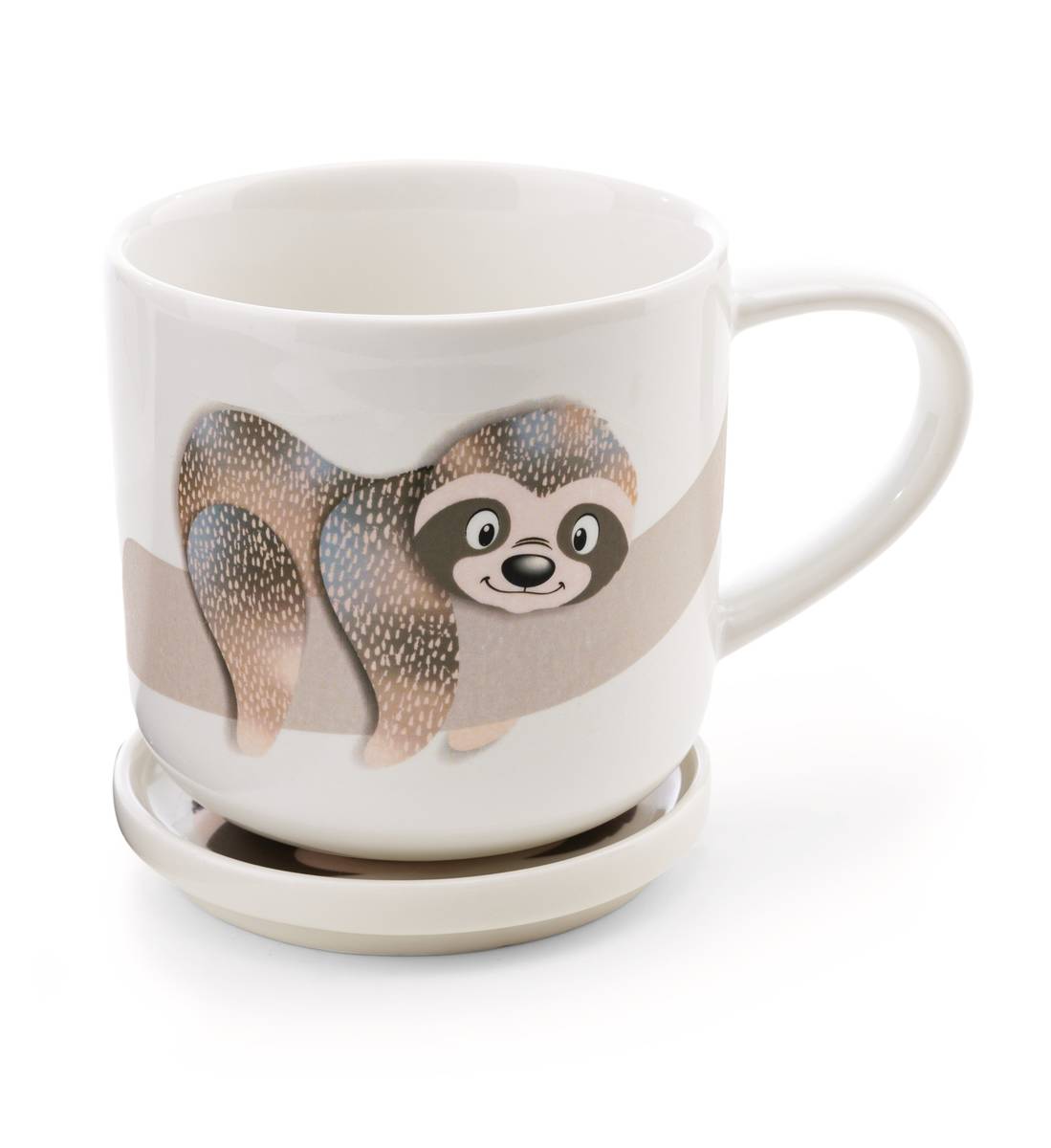 NICI Tasse Faultier Izzy Icetumbler mit Deckel