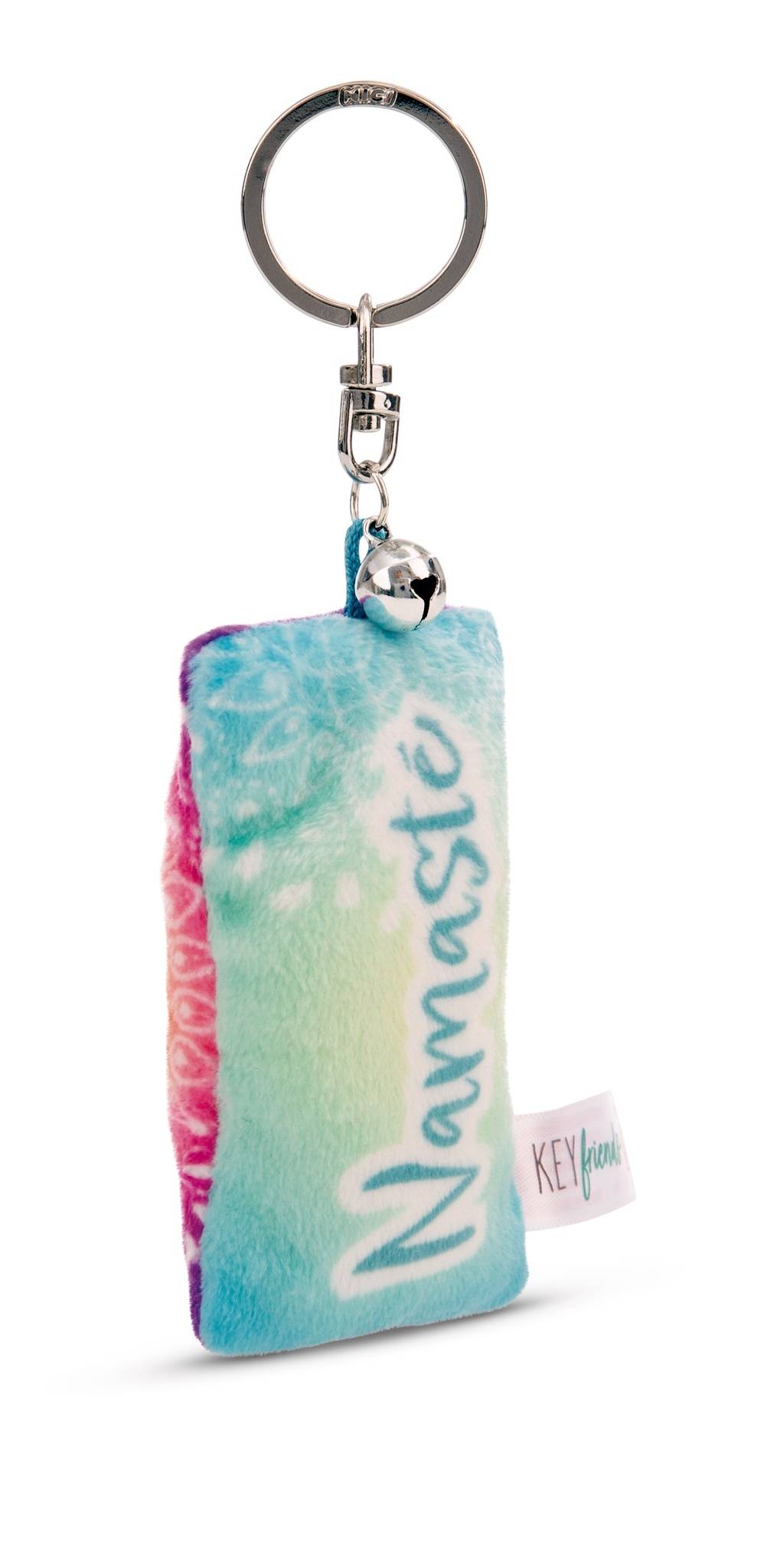 NICI Schlüsselanhänger  Mini Plüschkissen "Namasté" mit Glöckchen