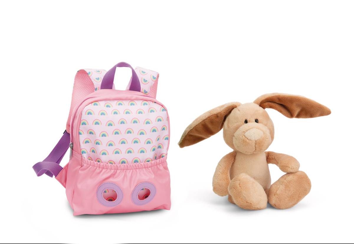 NICI Rucksack rosa mit Hase
