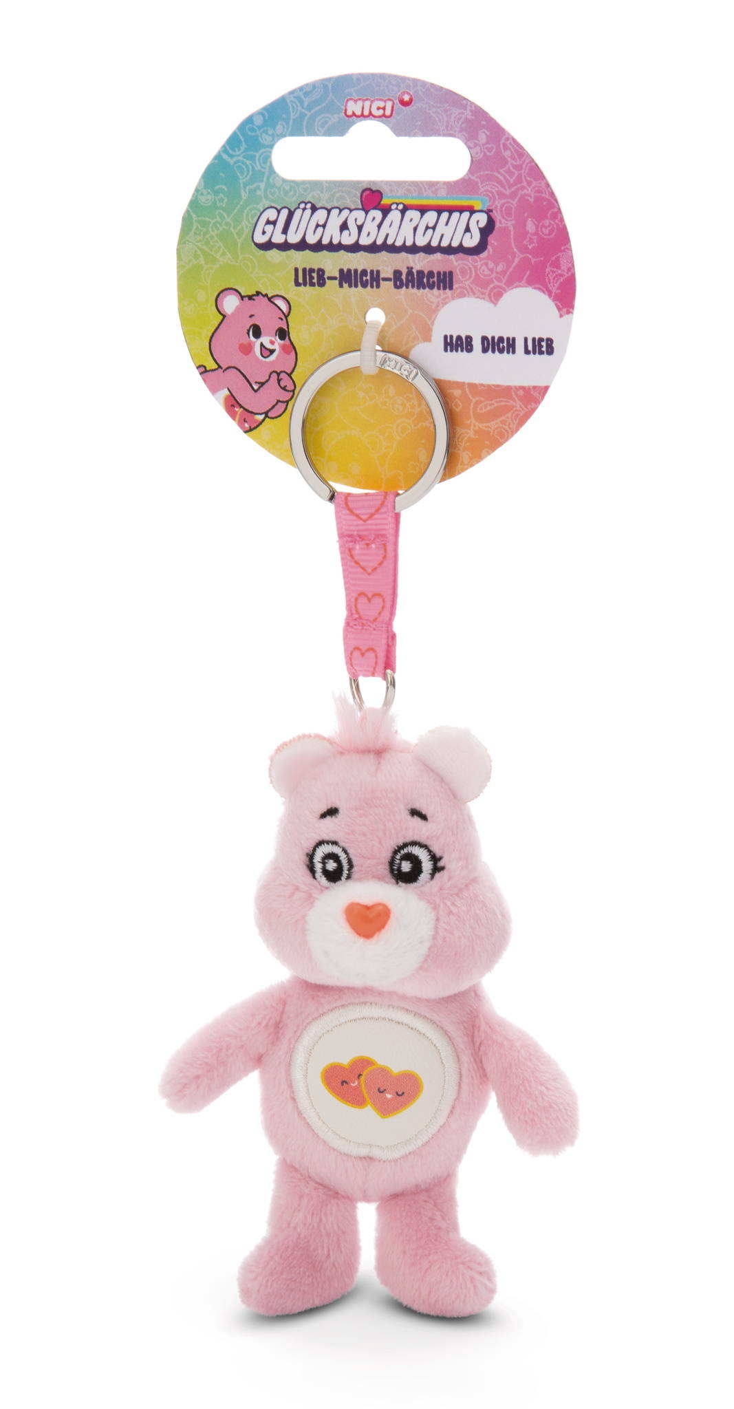 NICI Schlüsselanhänger Glücksbärchis Lieb-mich-Bärchi