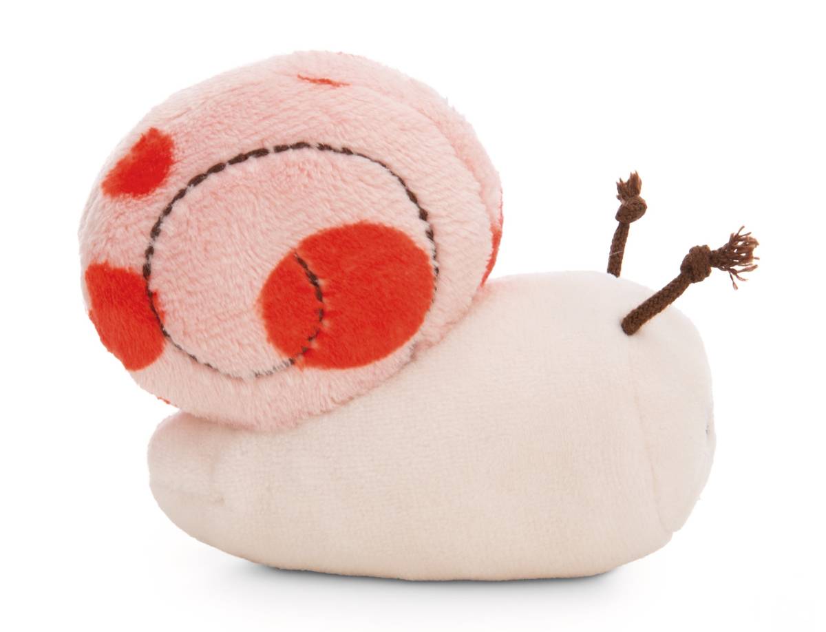 NICI Kuscheltier Schnecke koral "Have a slow day"