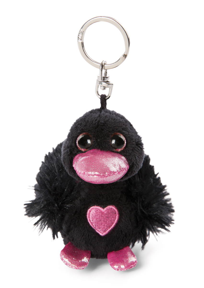 NICI Schlüsselanhänger Love Schwan schwarz