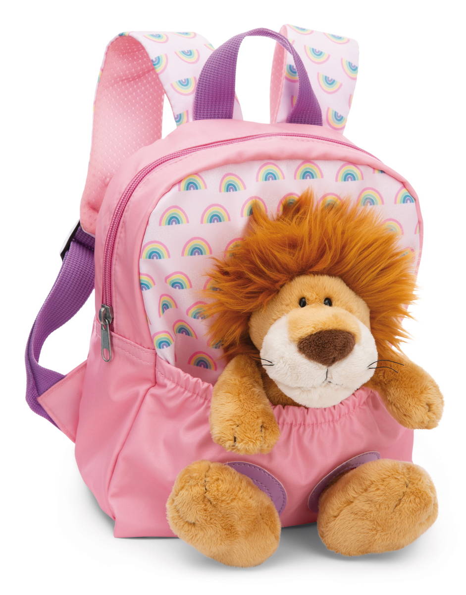 NICI Rucksack rosa mit Löwe