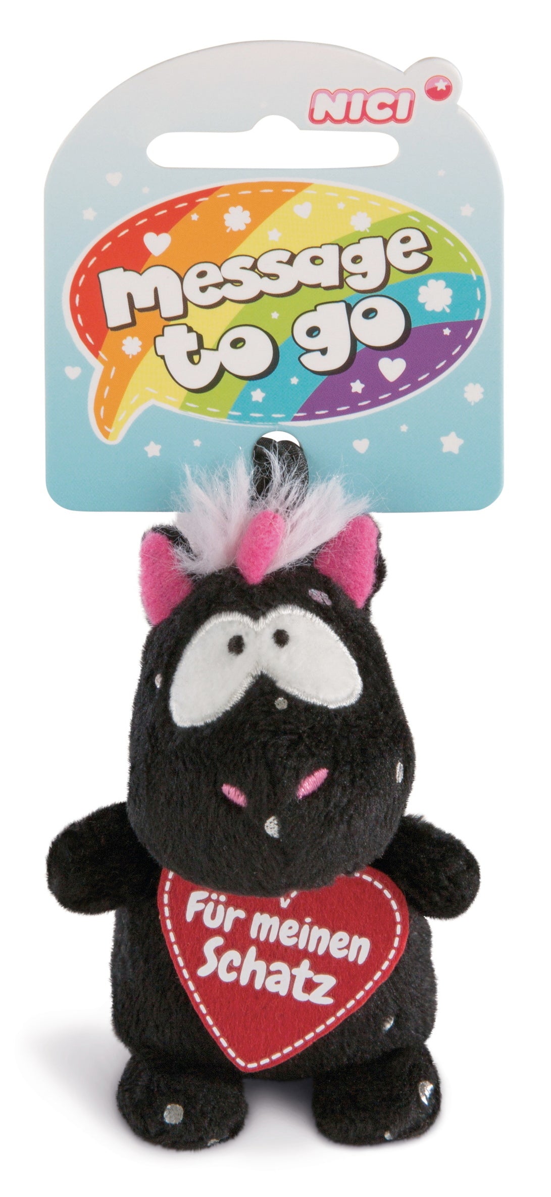 NICI Schlüsselanhänger Einhorn Carbon Flash &quot;Für meinen Schatz&quot;