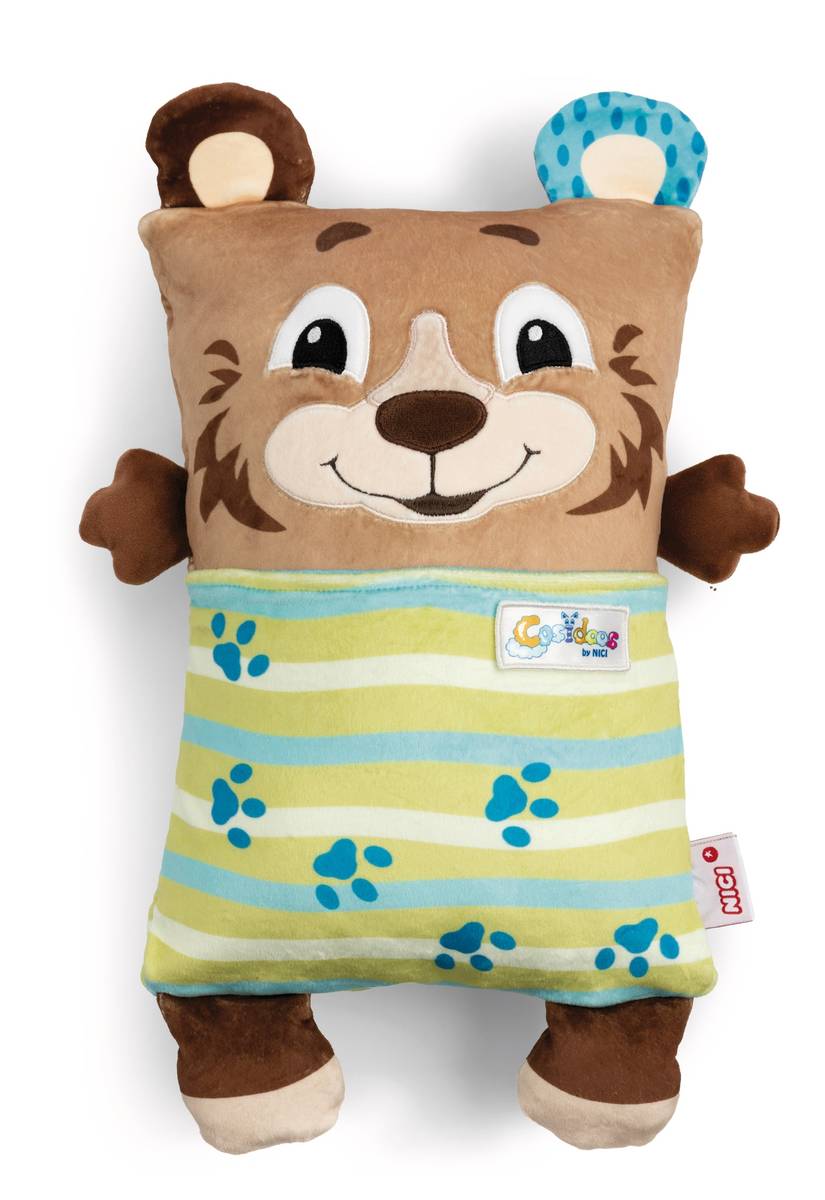 NICI Kuscheltier Bär mit Wendefunktion