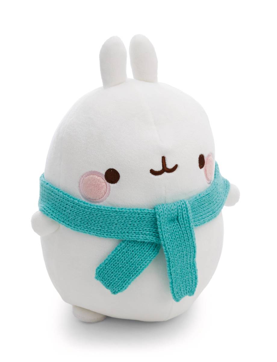 NICI Kuscheltier Molang mit Schal in Geschenkverpackung