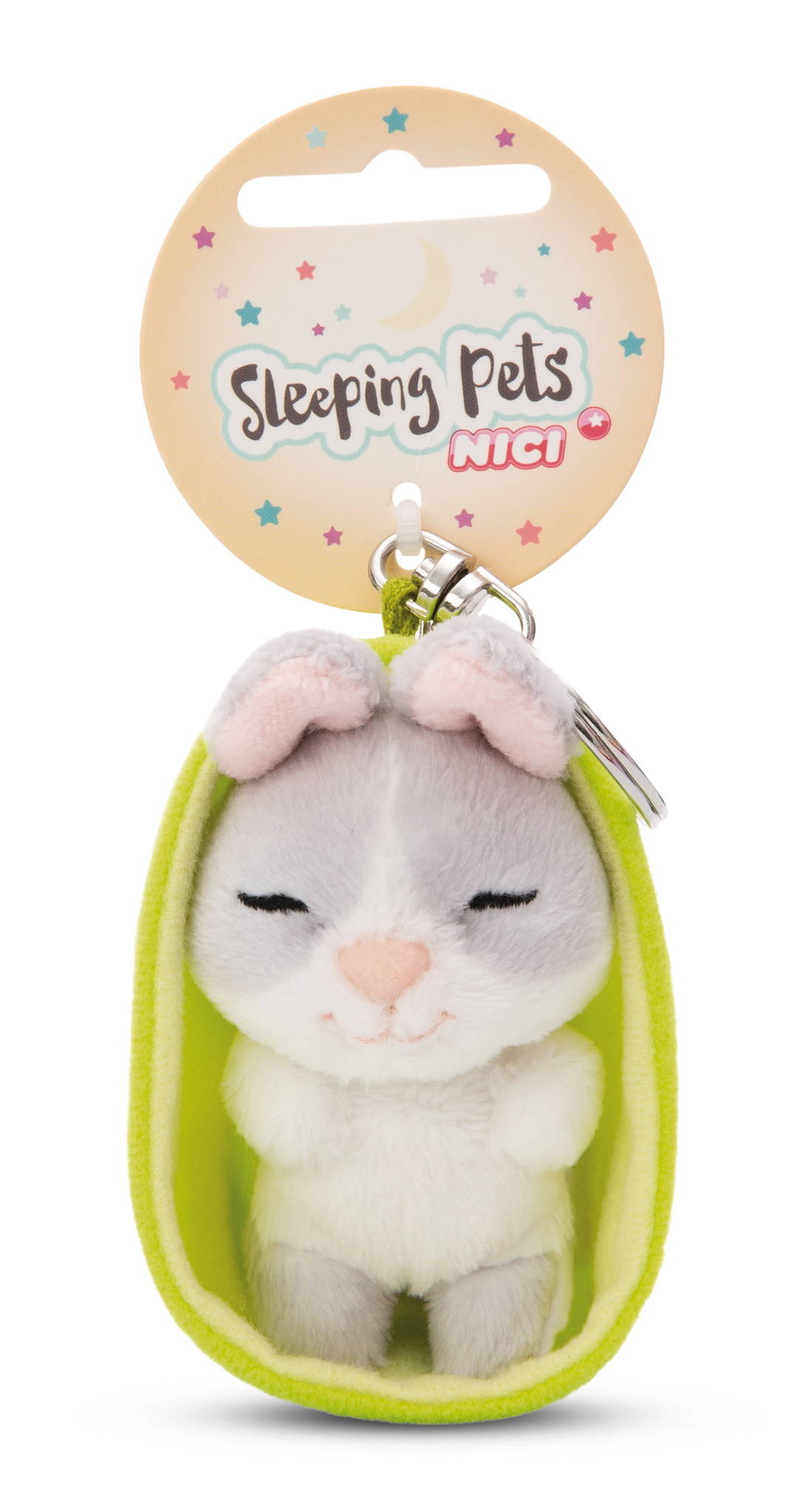 NICI Sleeping Pets Hase grau