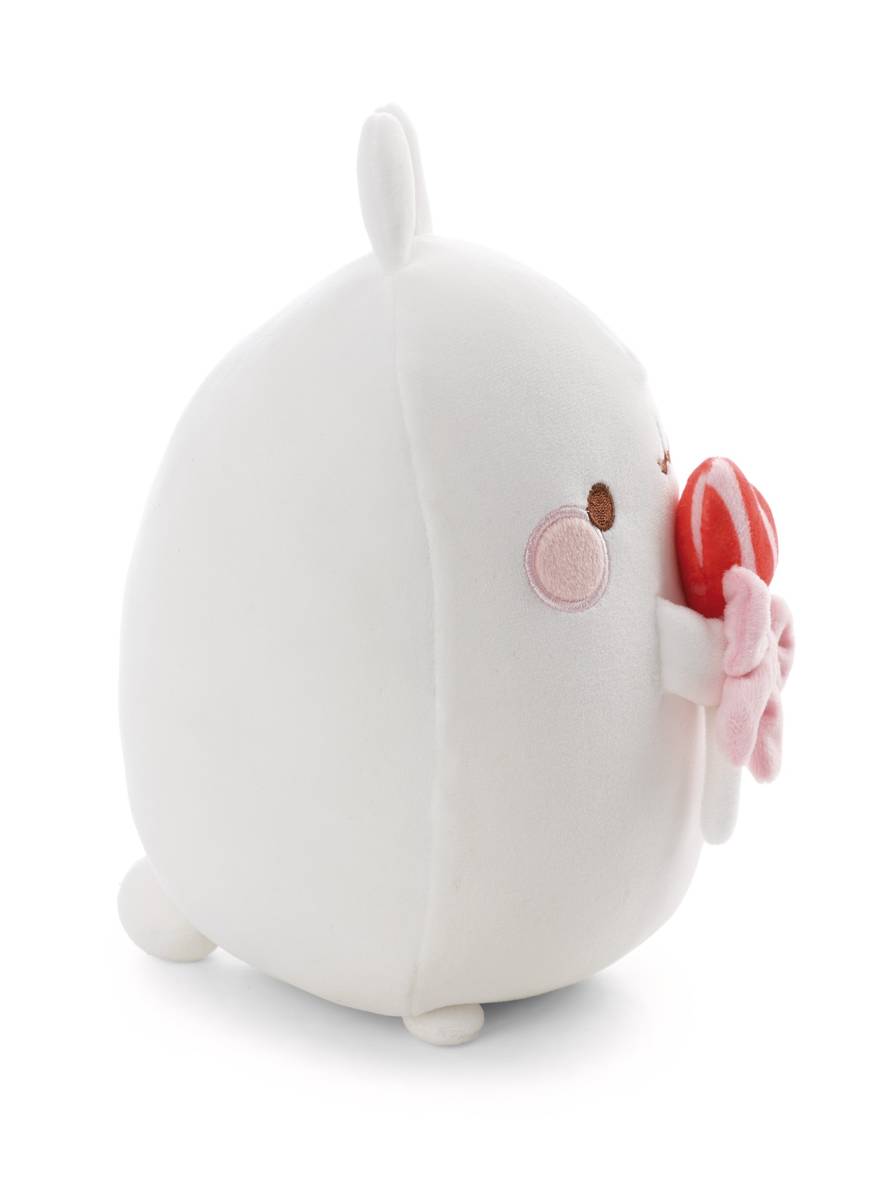 NICI Kuscheltier Molang mit Lolli
