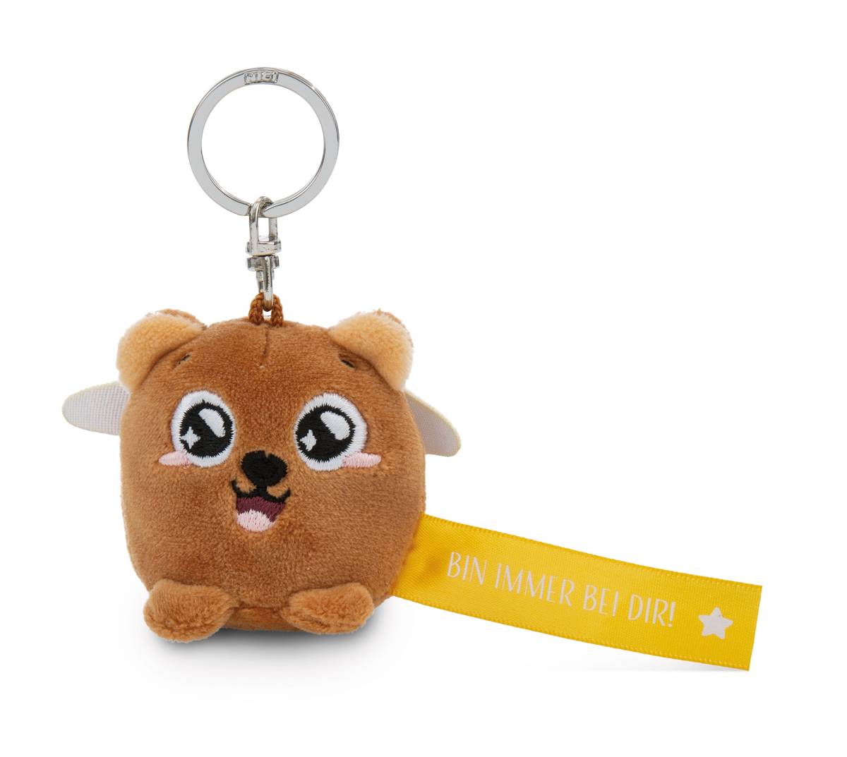 NICI Schlüsselanhänger  Bär „Bin immer bei dir!“
