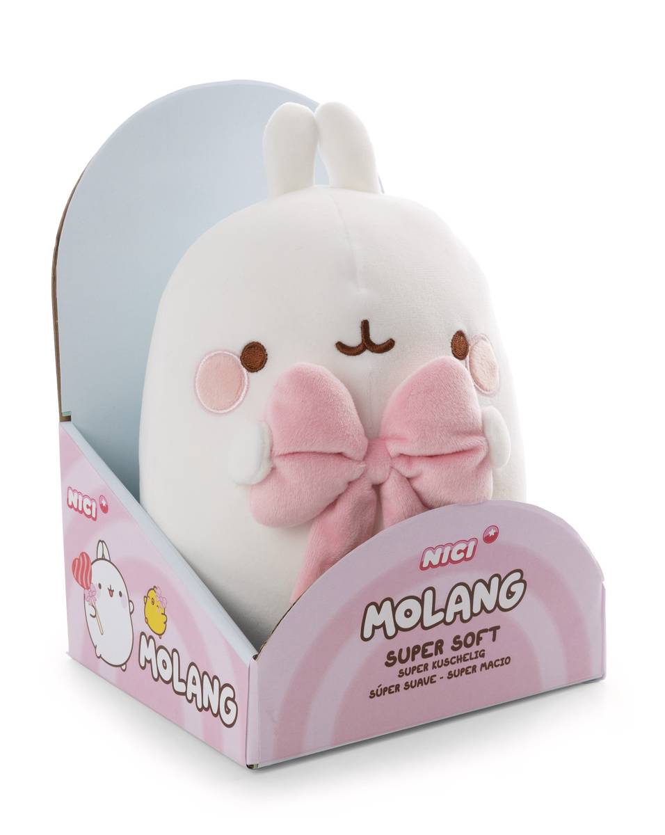 NICI Kuscheltier Molang mit Schleife in Geschenkverpackung