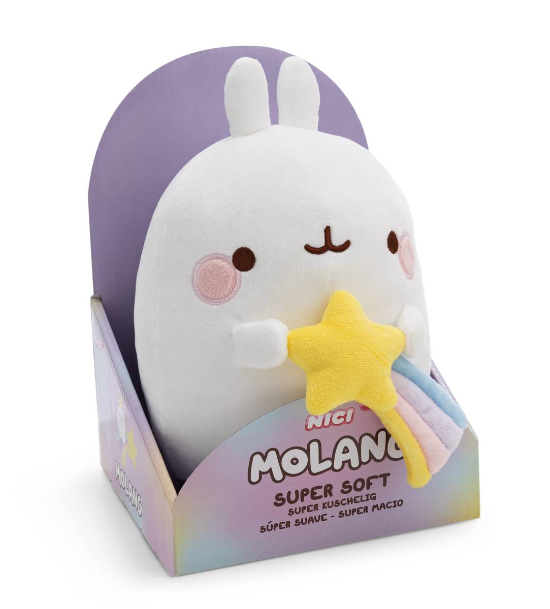 NICI Kuscheltier Molang mit Sternschnuppe 24cm