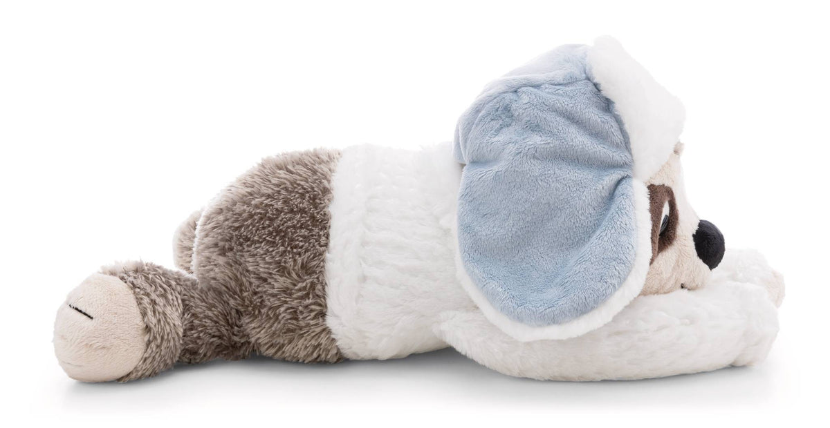 NICI Kuscheltier Faultier Izzy Icetumbler mit Mütze liegend