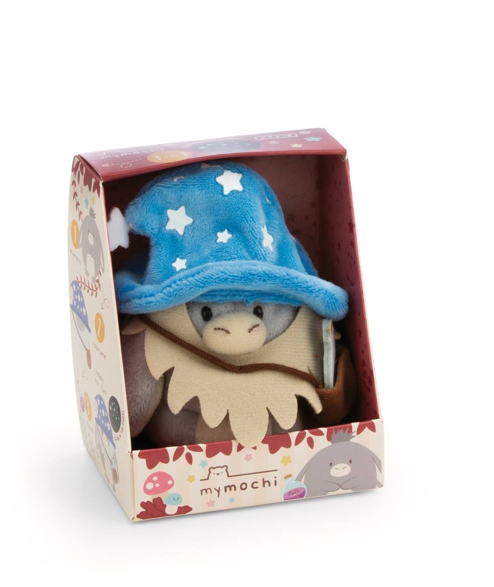 NICI my mochi Kuscheltier Esel Earl mit Zaubertrank und Zaubererkostüm