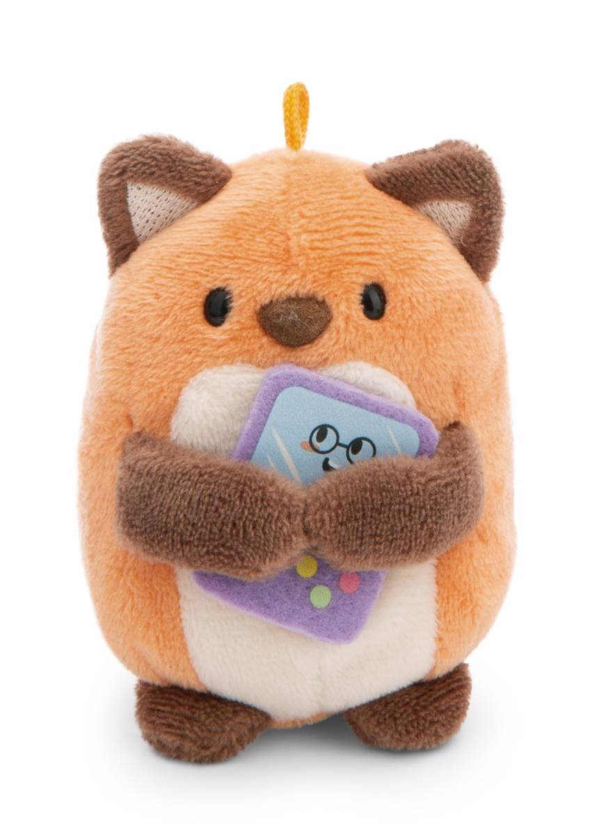 NICI Kuscheltier mymochi Fuchs Geeks mit Video Spiel und Froschkostüm