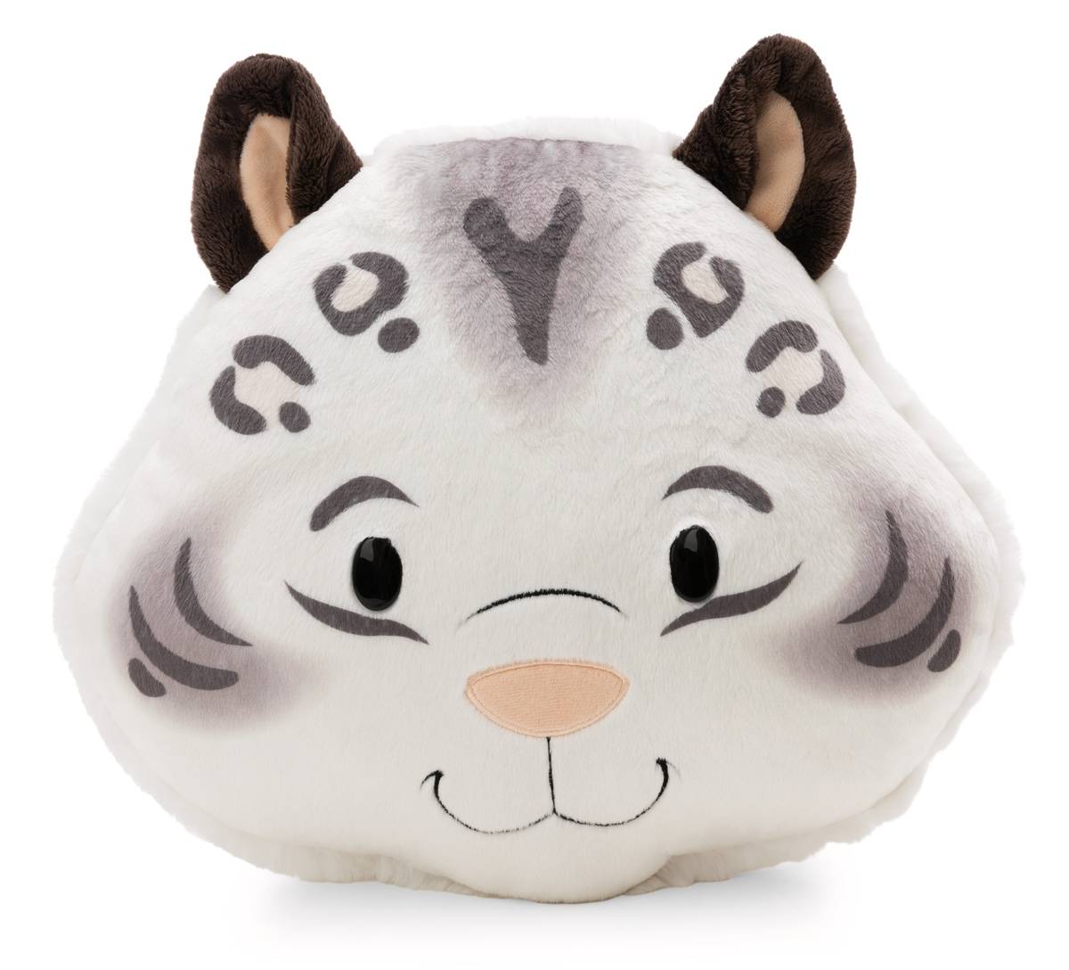 NICI Kissen rund Schneeleopard Eleni Snowbell