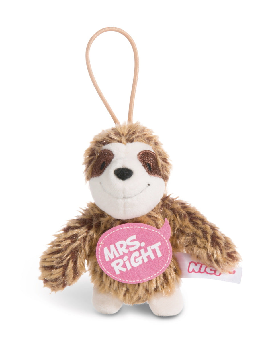 NICI Schlüsselanhänger Faultier "Mrs. Right"