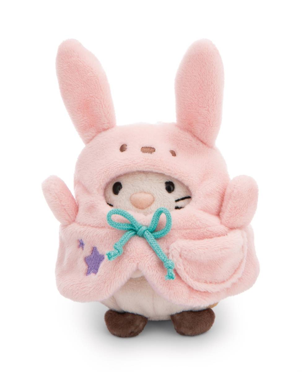 NICI Kuscheltier mymochi Katze Angy mit Kaktus und Hasenkostüm