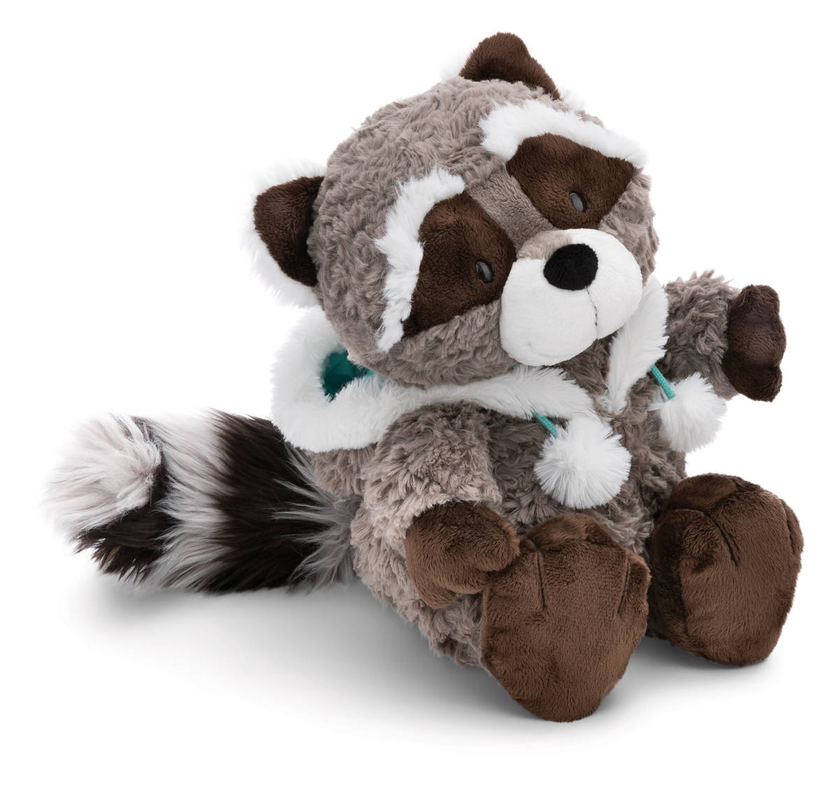 NICI Kuscheltier Waschbär Lenno mit Kapuze