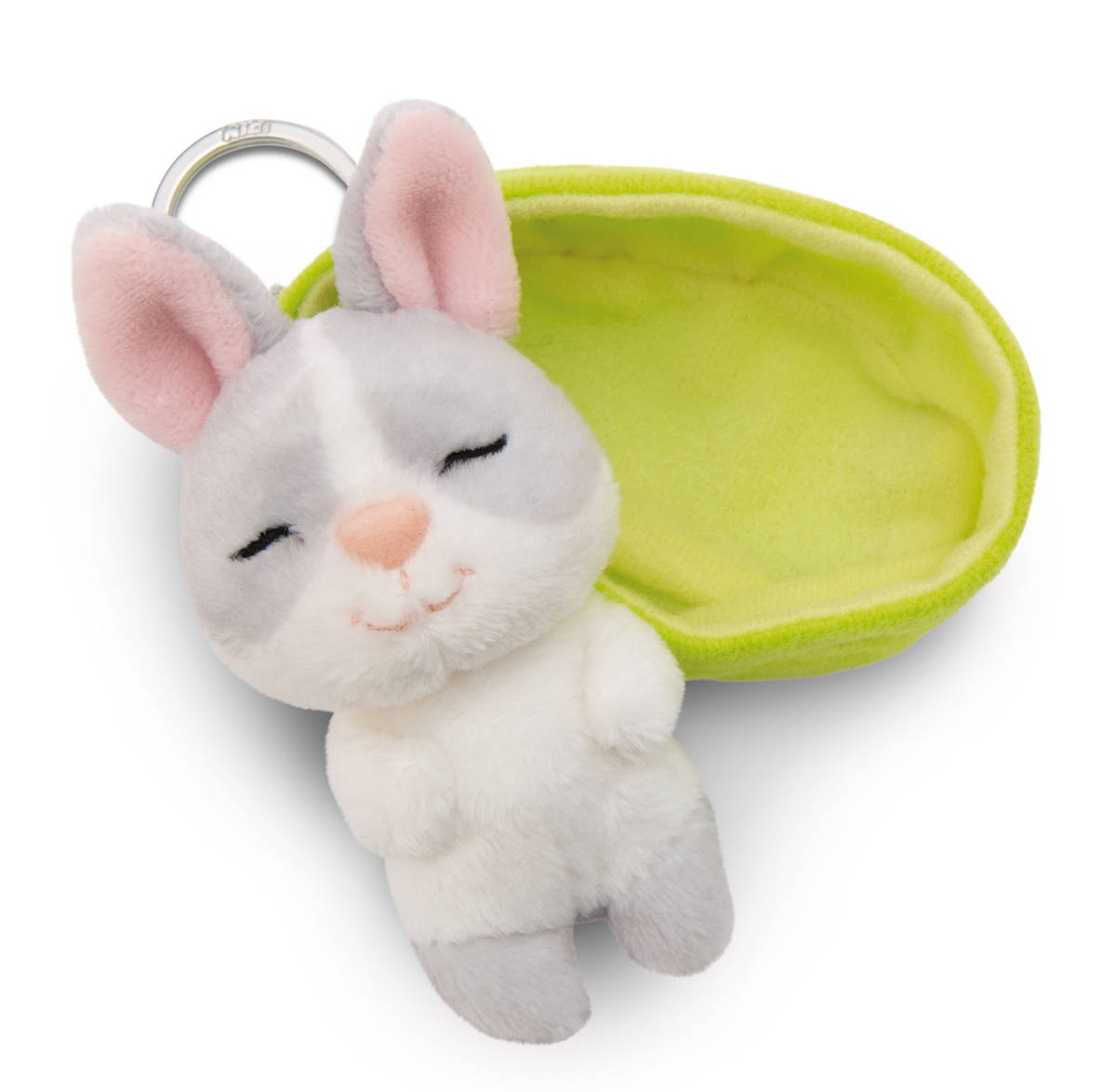 NICI Sleeping Pets Hase grau