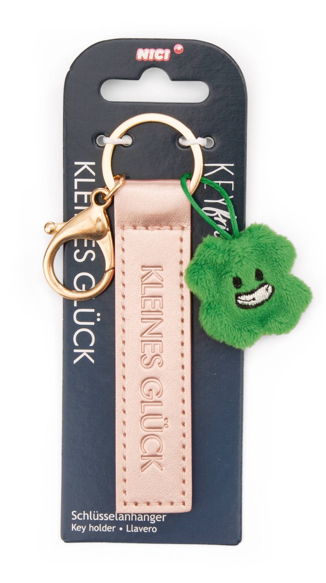 NICI Schlüsselanhänger  "Kleines Glück" Kleeblatt