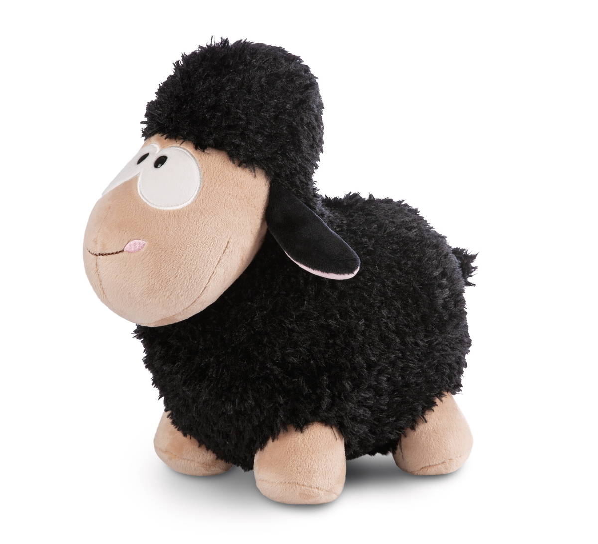 NICI Kuscheltier Schaf schwarz stehend