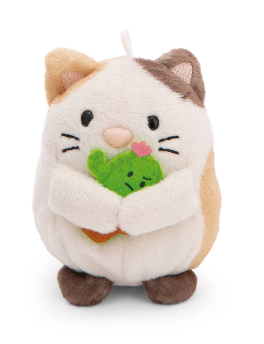 NICI Kuscheltier mymochi Katze Angy mit Kaktus und Hasenkostüm