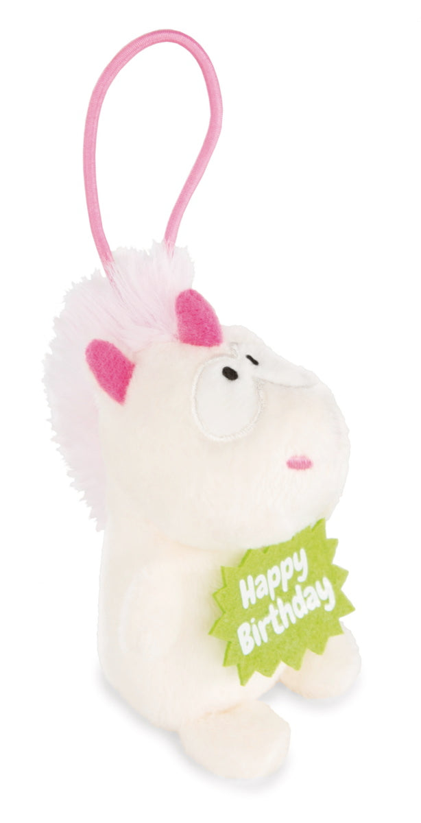 NICI Schlüsselanhänger Einhorn Theodor "Happy Birthday"