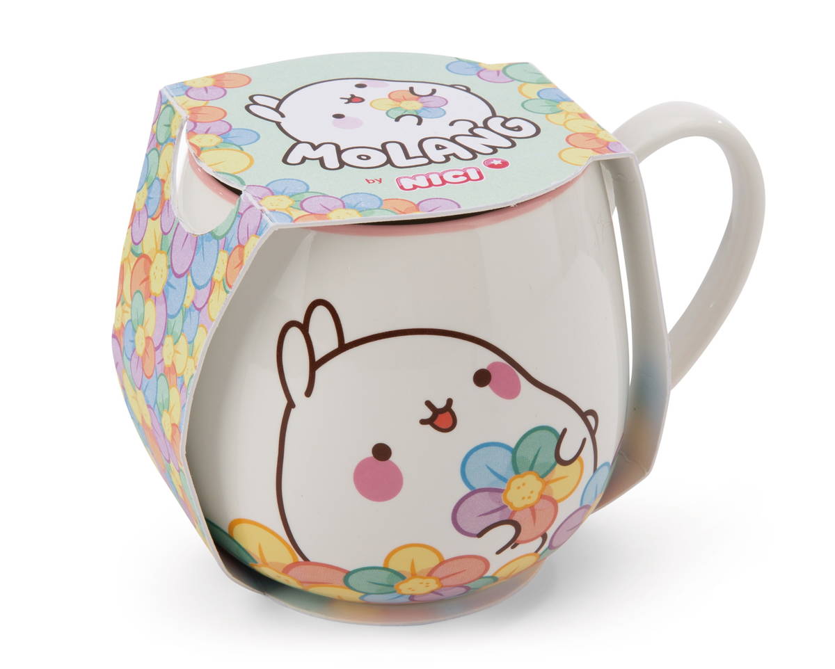 NICI Tasse Molang mit Regenbogenblume